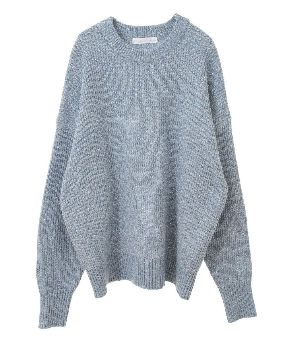 Green Parks ・Ｐｅｔｉｔ　Ｆｌｅｕｒ　ラメ＆スパンコールニット 