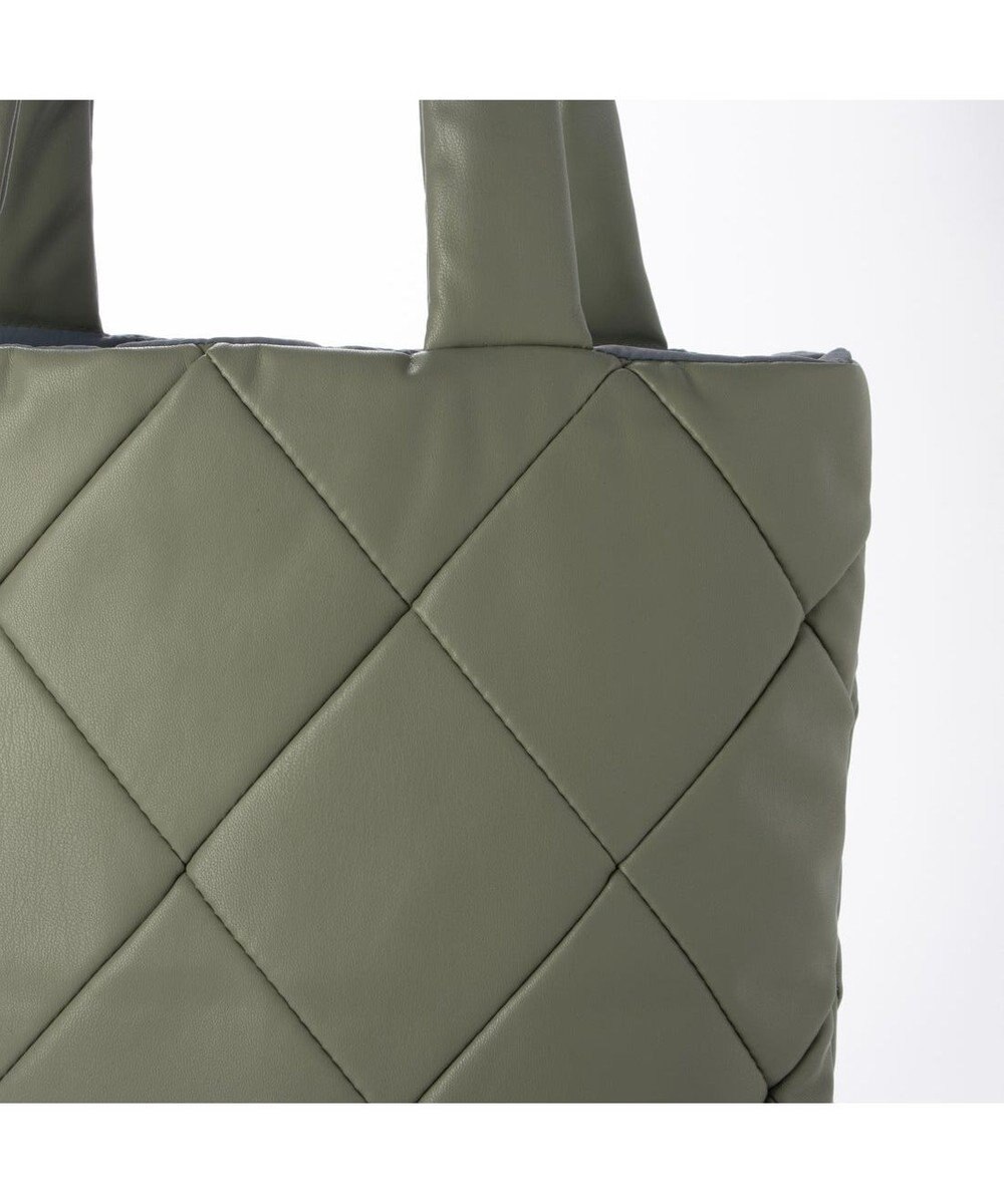 UNBILLION カシュカシュ cachecache / 合皮×ナイロンリバーシブルトート 