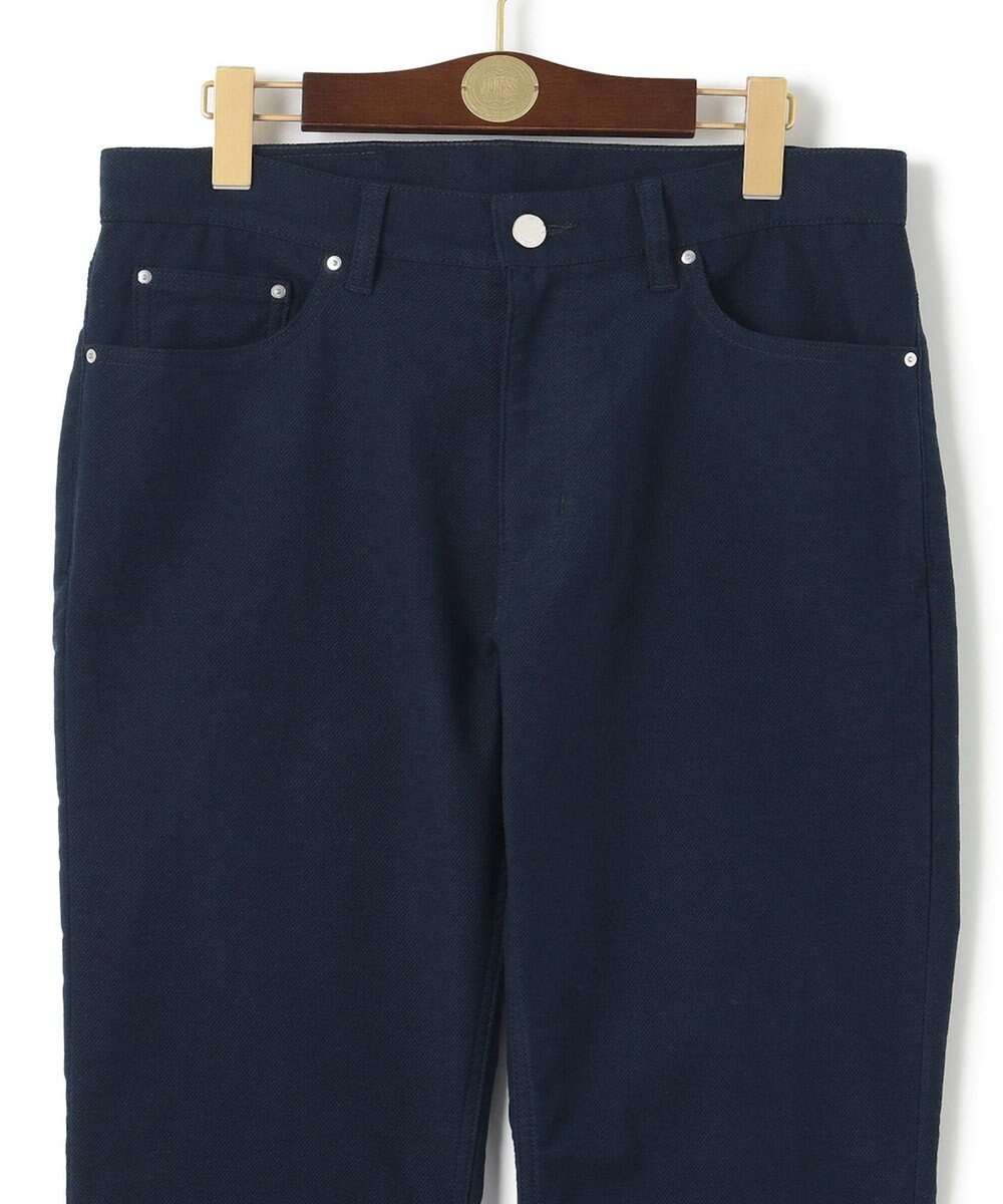 J.PRESS MEN ドビーストレッチ起毛パンツ 