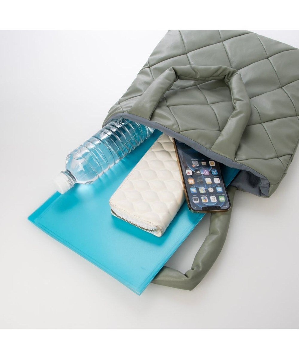 UNBILLION カシュカシュ cachecache / 合皮×ナイロンリバーシブルトート 