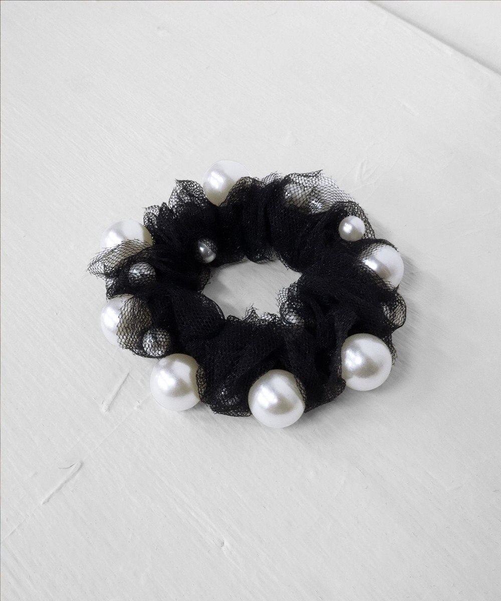 Tiaclasse 【選べる2TYPE】パール付きゴム＆シュシュ 