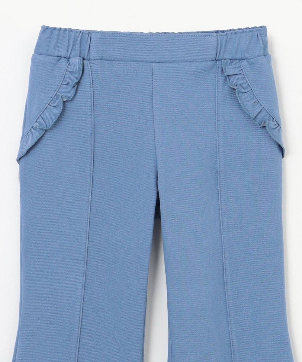 組曲 KIDS 【110-140㎝】フレアーデニムニット パンツ 