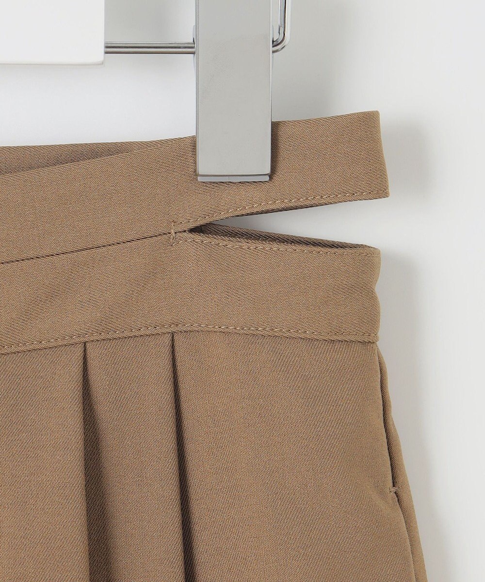 Feroux 【洗える】サイドオープンスラックス パンツ 