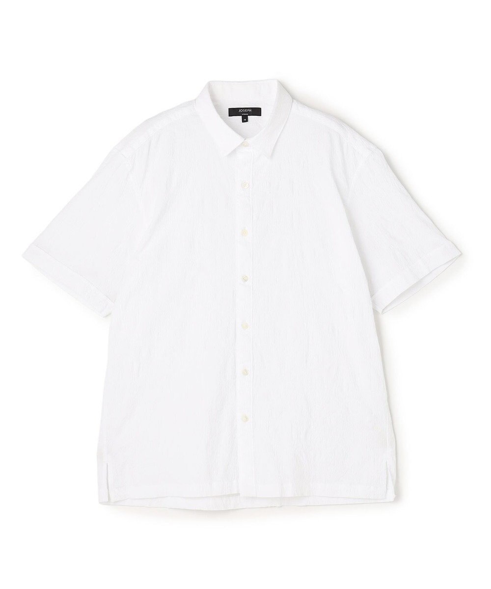 JOSEPH HOMME 【新型】アブストラクトジャガードストレッチ 　レギュラーカラー半袖シャツ 