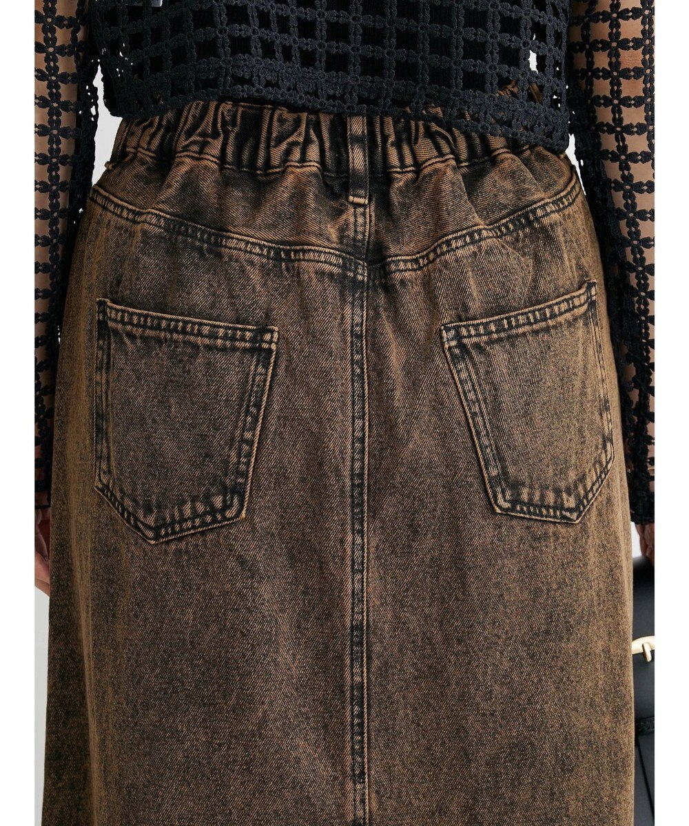 Green Parks ・ＳＵＧＡＲ　ＳＰＯＯＮ　カラーデニムスカート 