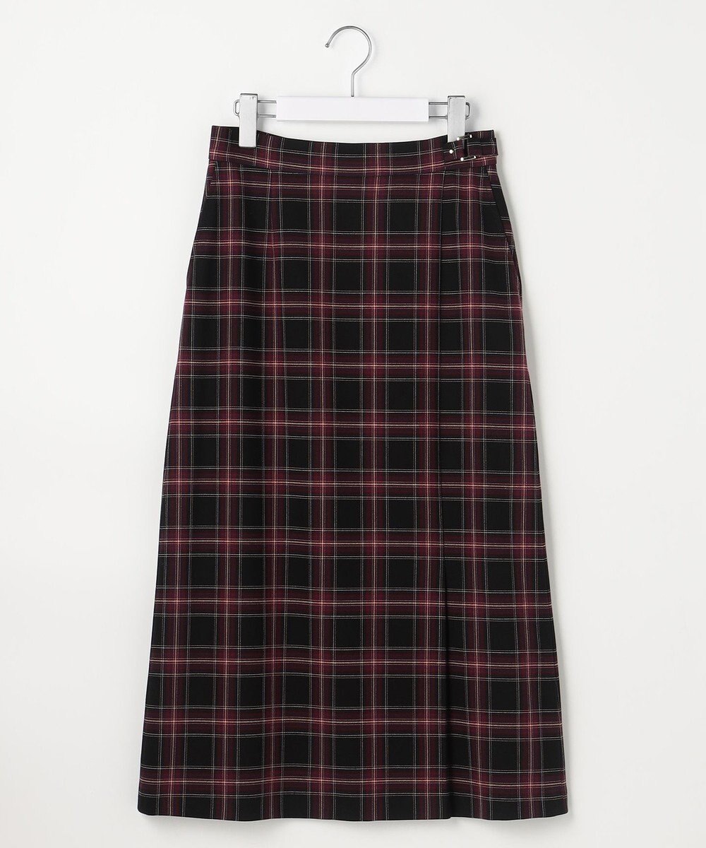 ANY SIS L ビューティサーモ2WAYストレッチチェック スカート 