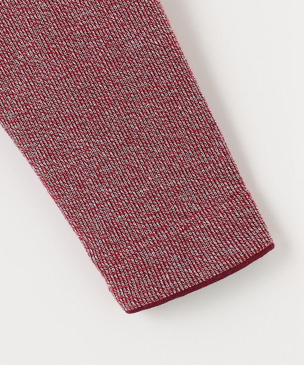 JOSEPH ABBOUD 【WEB/一部店舗限定】人気 杢糸ジャージ ハーフジップカットソー 