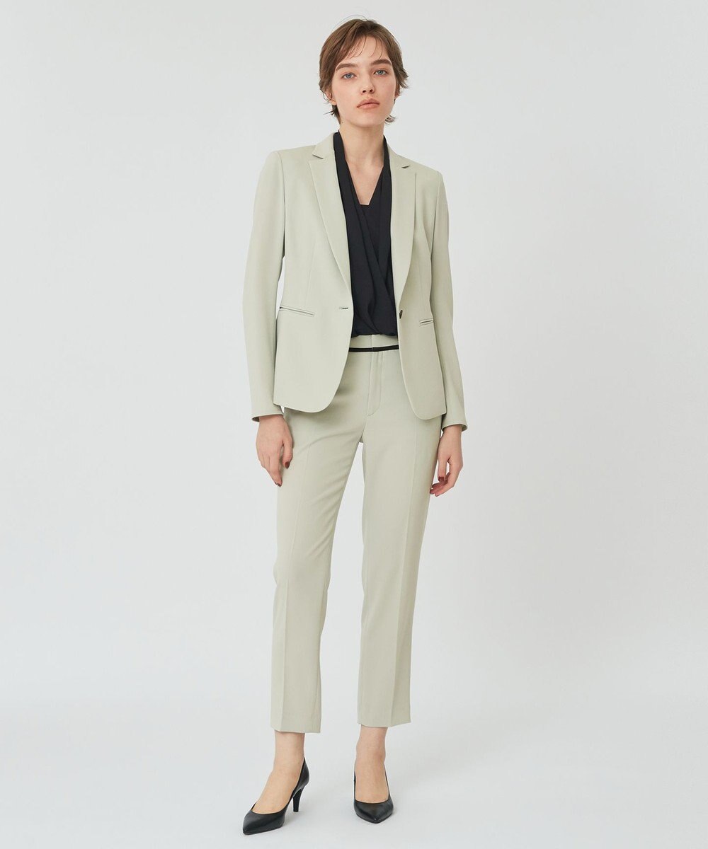 BEIGE， OLIVE / フレンチスリーブブラウス 