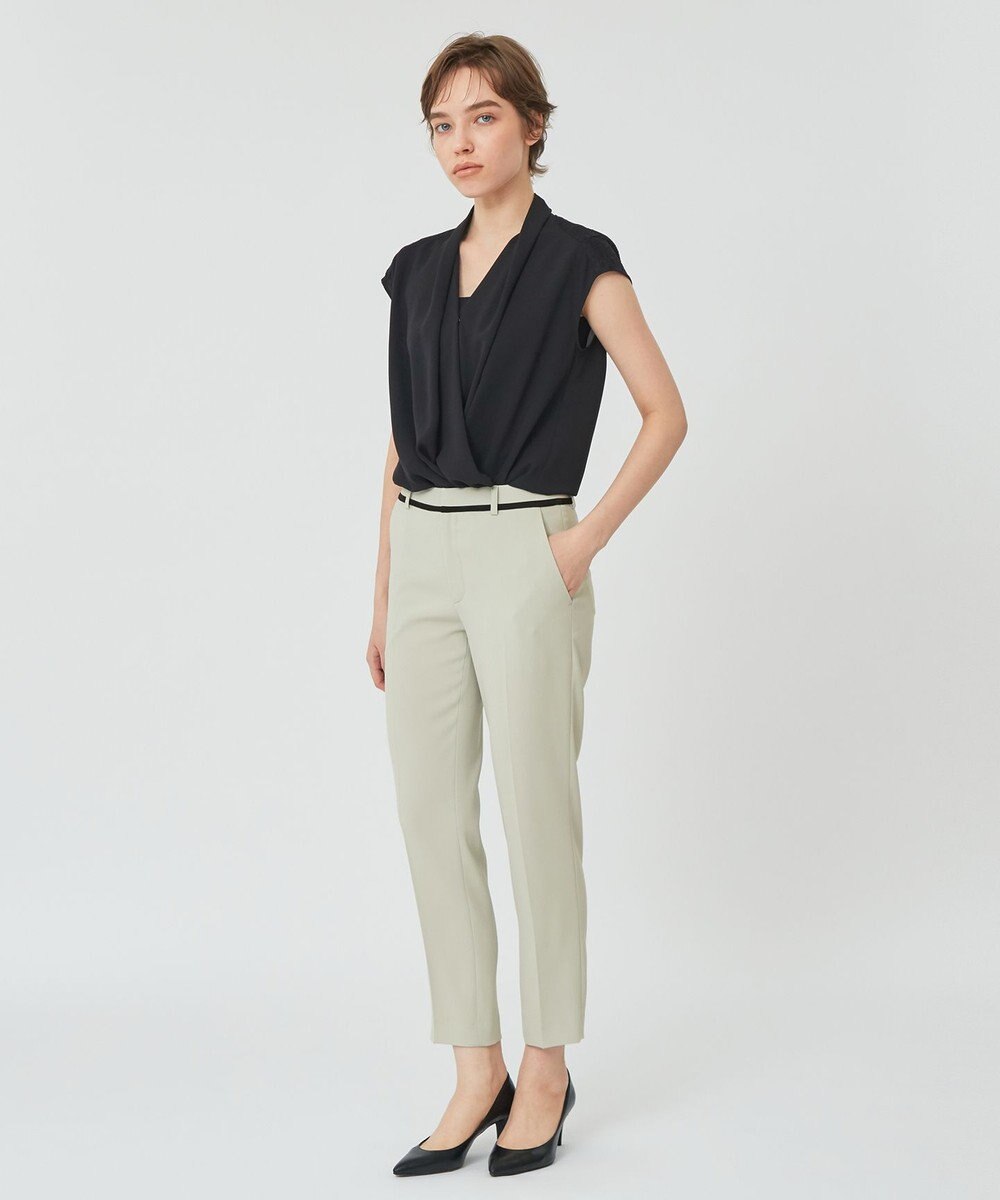 BEIGE， OLIVE / フレンチスリーブブラウス 