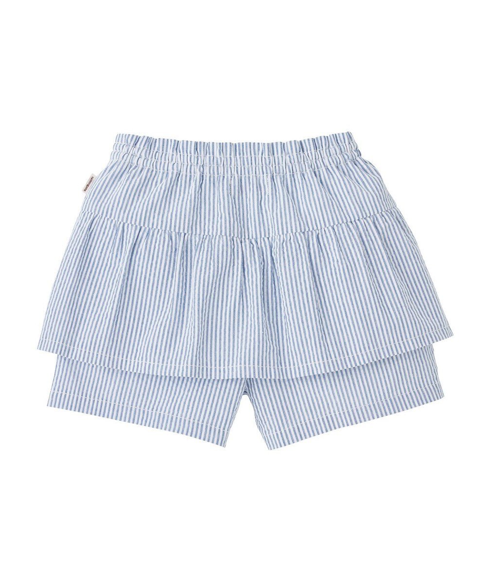 MIKI HOUSE HOT BISCUITS 【80-120cm】 ストライプ キュロットスカート 