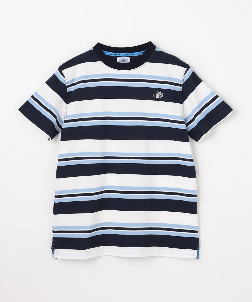 J.PRESS KIDS 【140-170cm】マルチボーダー 半袖Ｔシャツ 