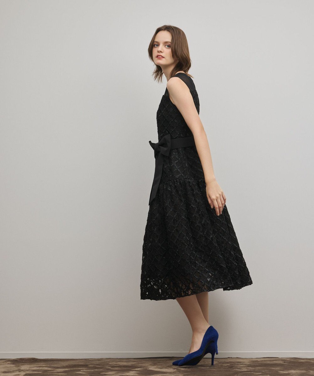 GRACE CONTINENTAL コード刺繍ワンピース 