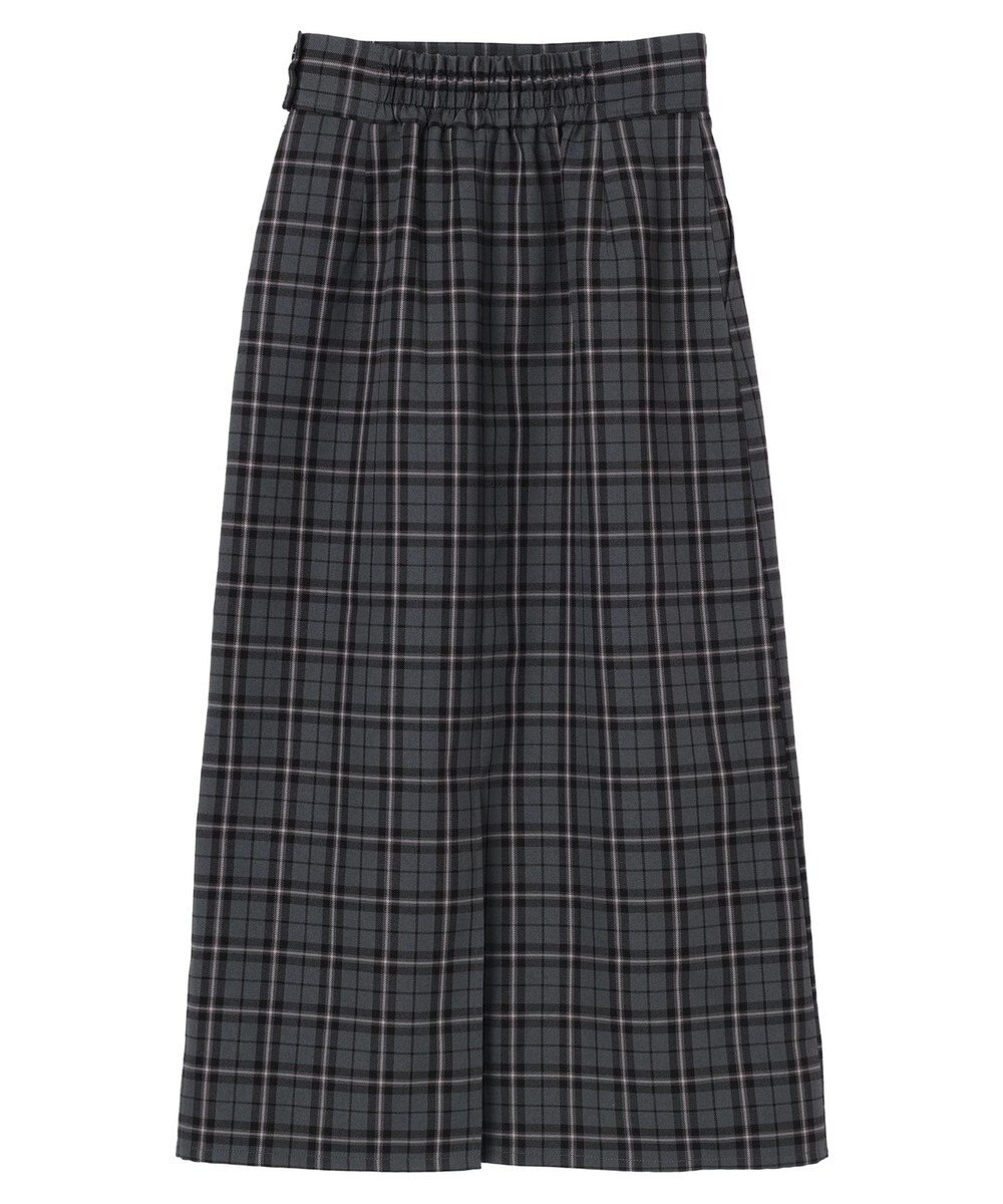 earth music&ecology チェックナロースカート 