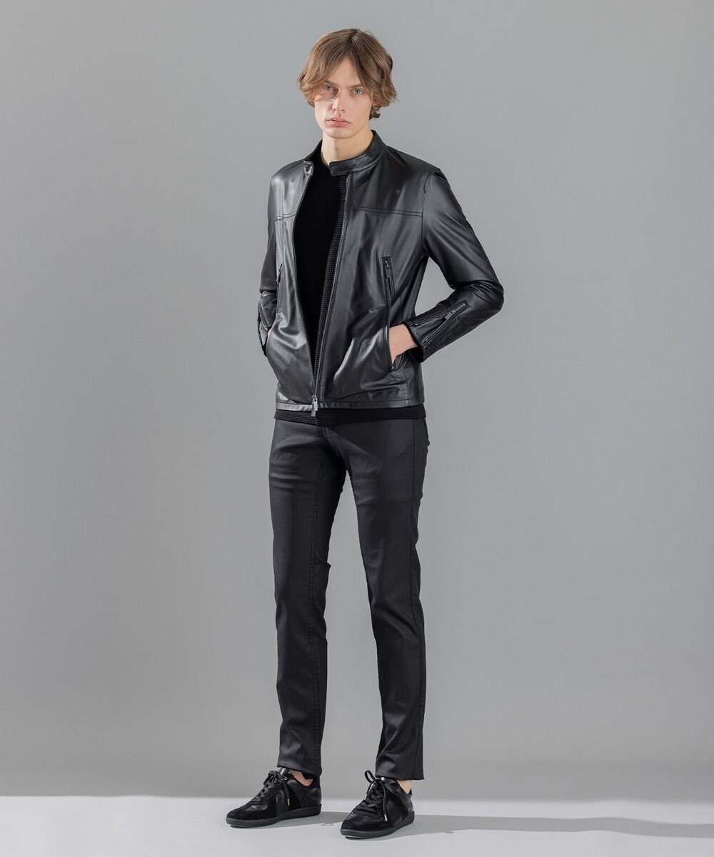 JOSEPH HOMME 【新色追加】ライトラムナッパレザー　シングルライダース 