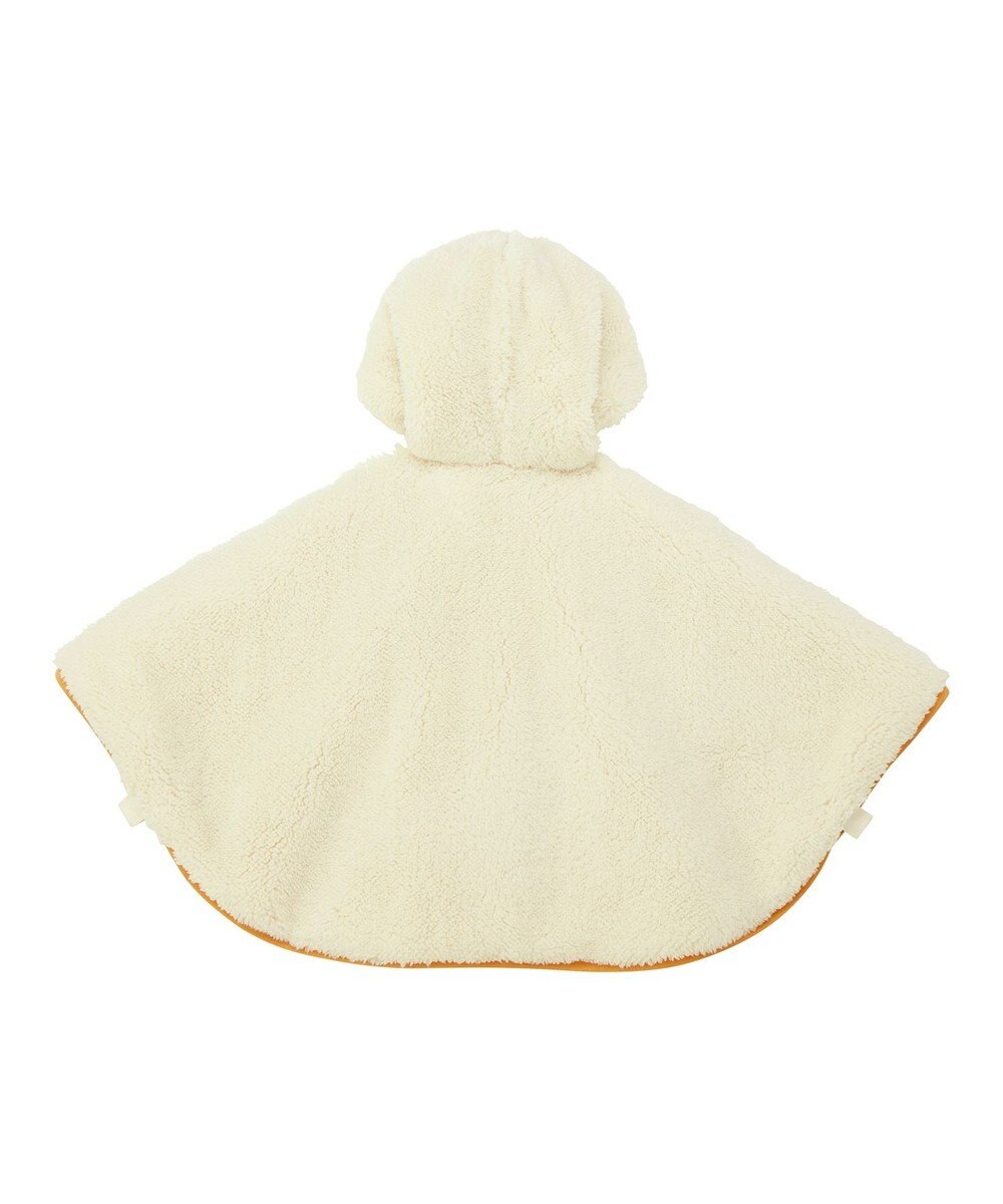 MIKI HOUSE HOT BISCUITS 裏ボアフリース リバーシブル総柄マントギフトセット【BOX付き】 