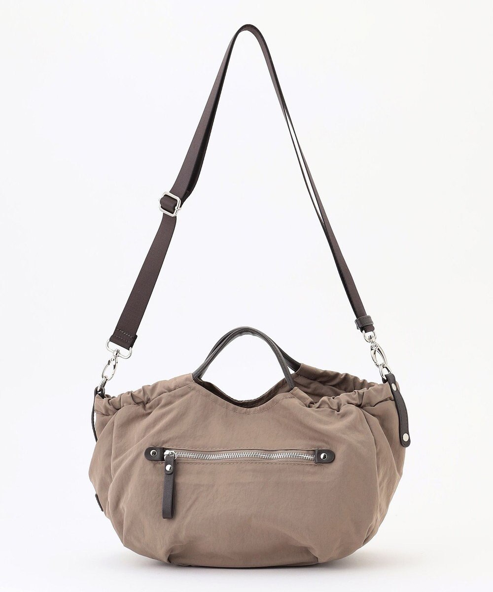 LA BAGAGERIE 【MONICA】サイドギャザー2WAYトートバッグ Sサイズ 