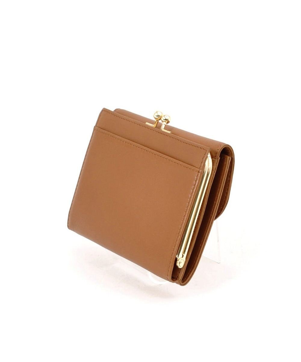 UNBILLION ペルケ perche ジェムストーンヒネリかぶせ二つ折り財布 