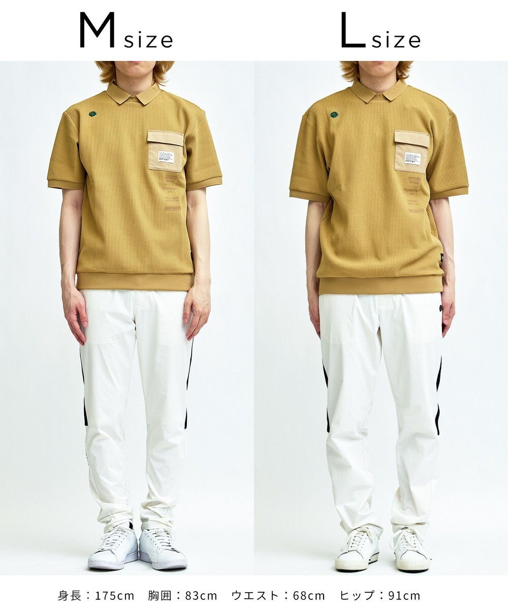 PW CIRCULUS 【MEN】ワッフルポロ 2026年モデル ゴルフ 