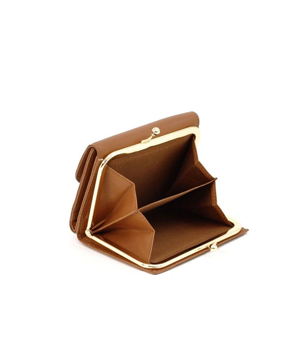 UNBILLION ペルケ perche ジェムストーンヒネリかぶせ二つ折り財布 