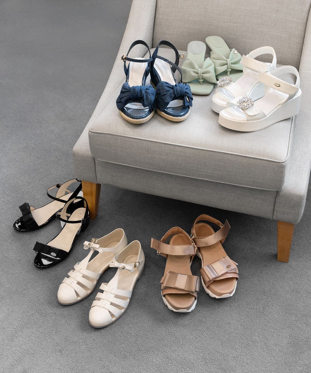 TOCCA CUSHION RIBBON SANDALS サンダル 