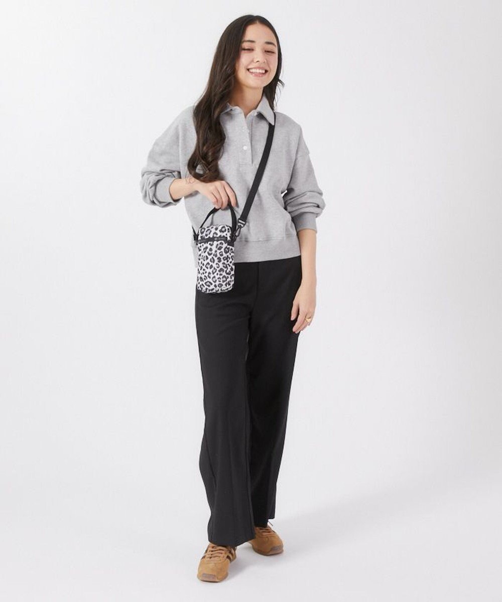 LeSportsac MINI PHONE CROSSBODY/ニュートラルレオパード 