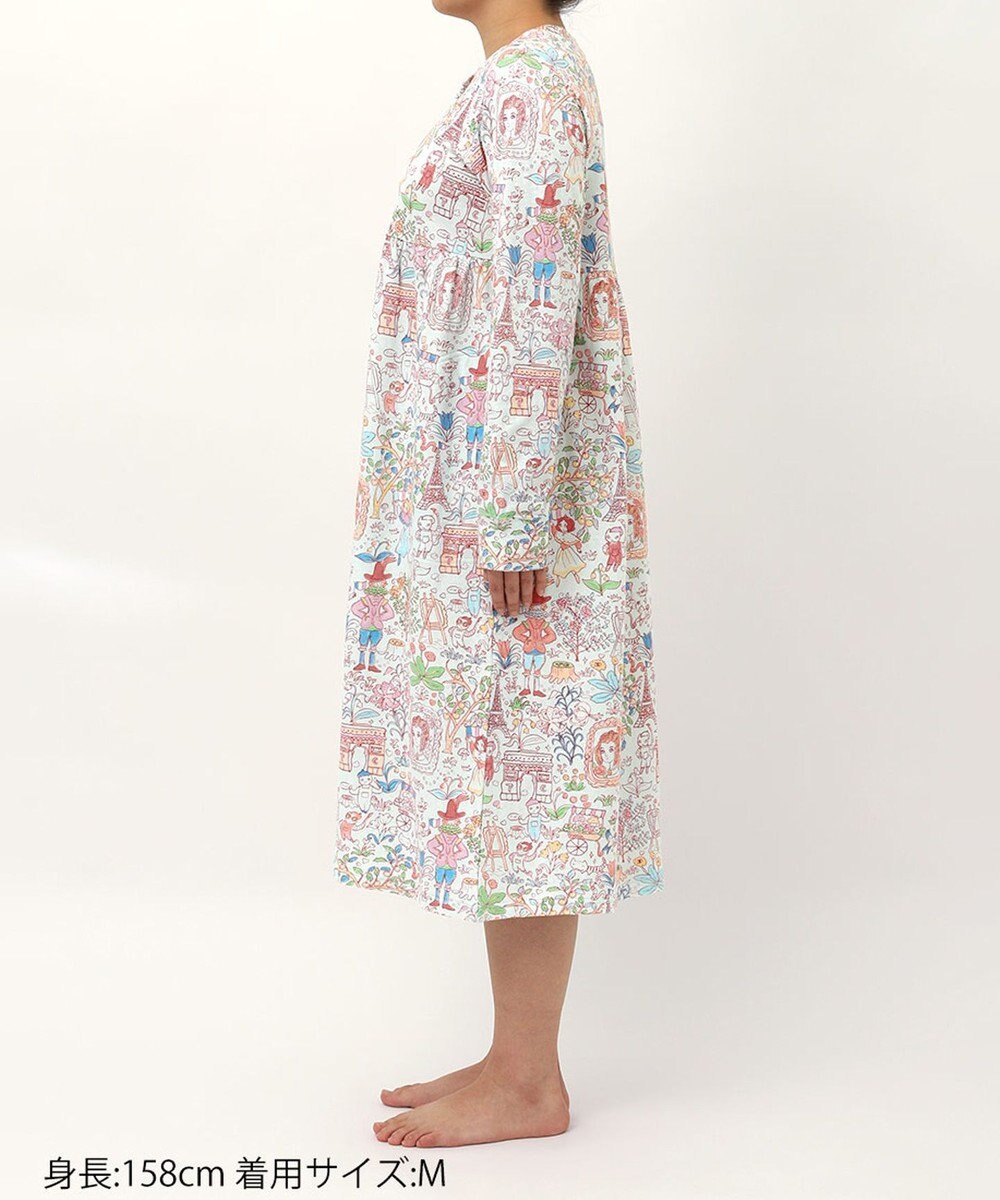 tsumori chisato SLEEP ツモリチサト ワンピース 長袖 ルームウェア 綿混(本体) レディース UNX582 /ワコール 