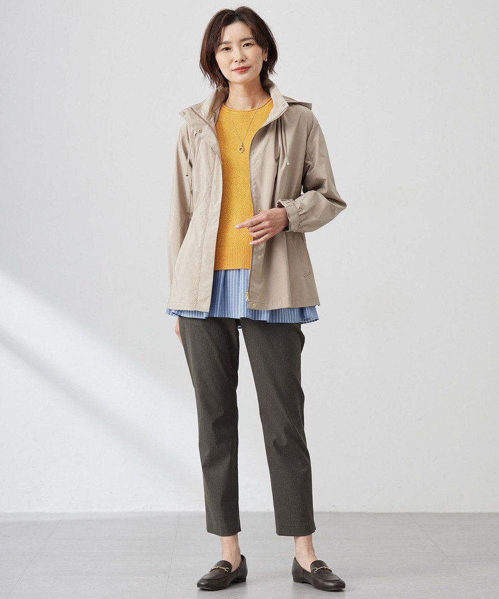 J.PRESS LADIES 【撥水・洗える】Artirosa テントライン ショート丈 コート 