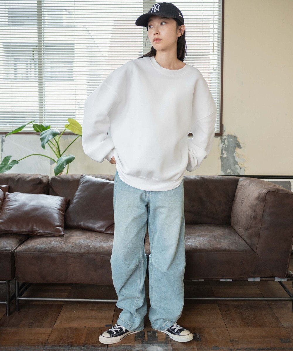 WEGO 【ユニセックス着用/MLXLサイズ展開/新色追加/裏起毛】スウェットプルオーバー 