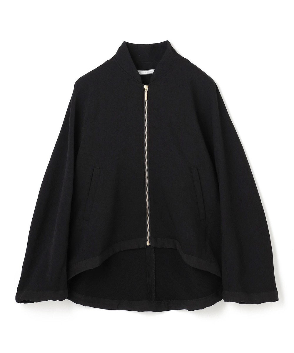 BEIGE， 【洗える】POMONA / ゴールドジップライトブルゾン 