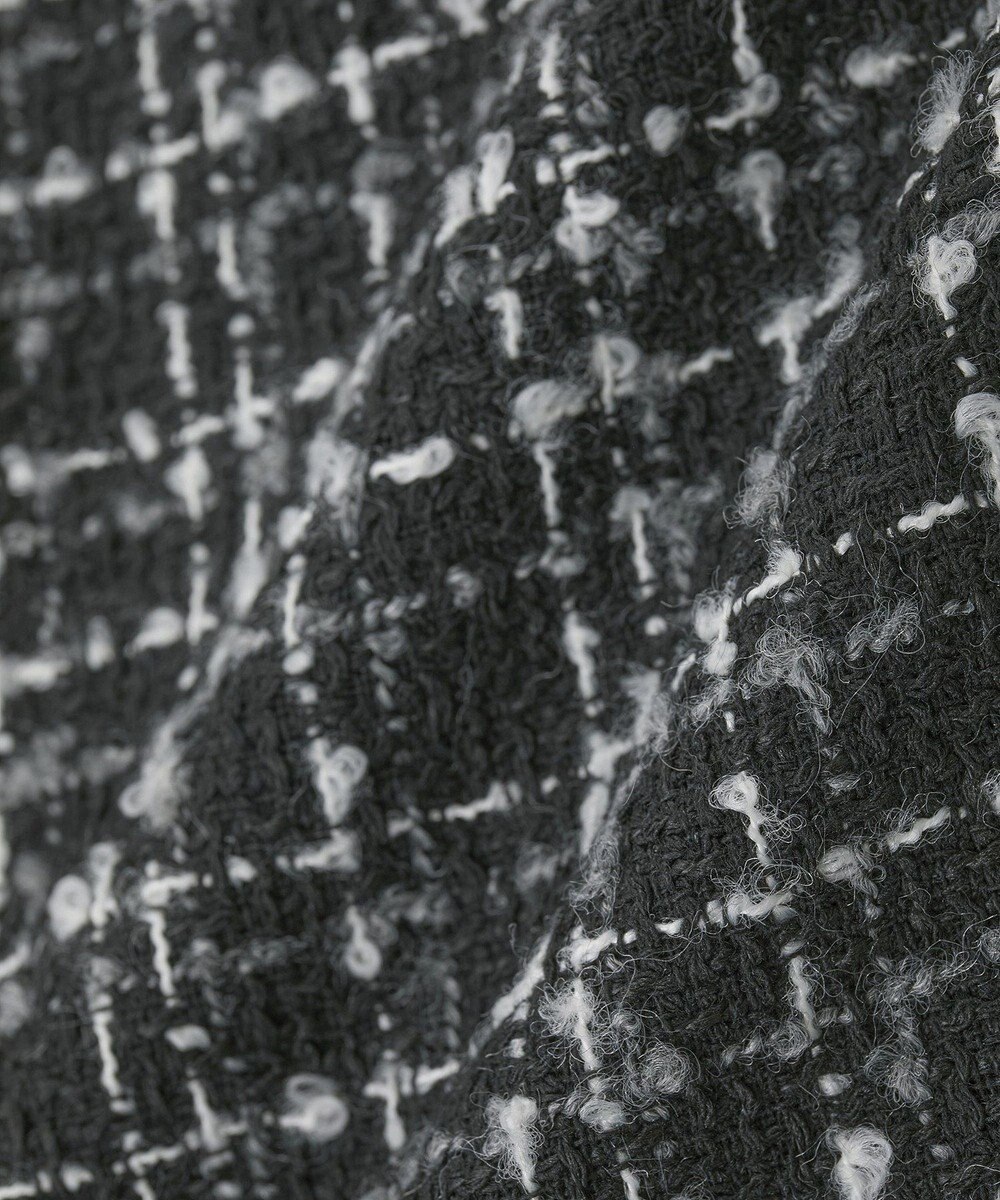 earth music&ecology 【セットアップ可】フリンジツイードミニスカート 