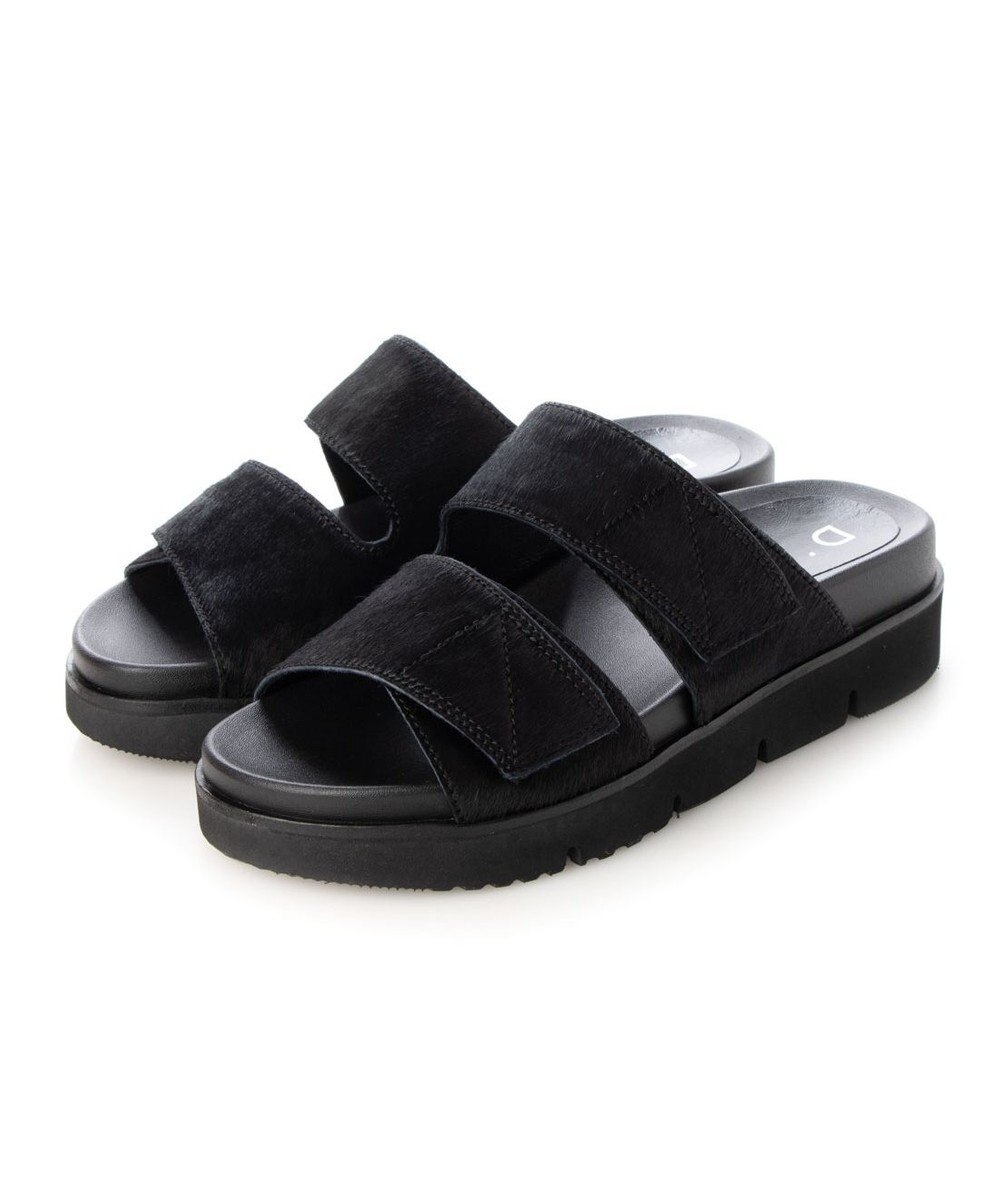 MODE ET JACOMO <D'ICI>フットベッドハラコスポーツサンダル 