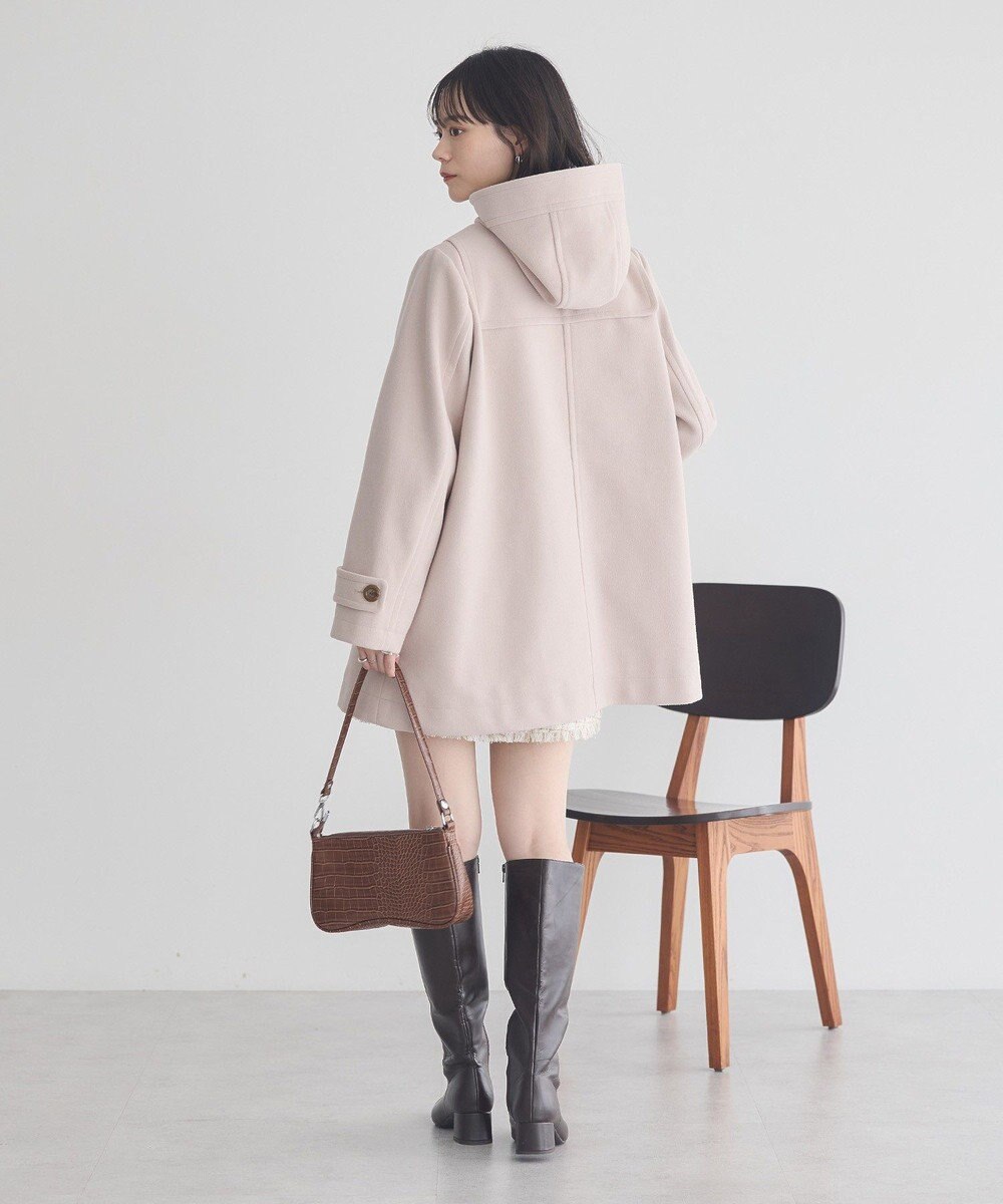 earth music&ecology 【セットアップ可】フリンジツイードミニスカート 