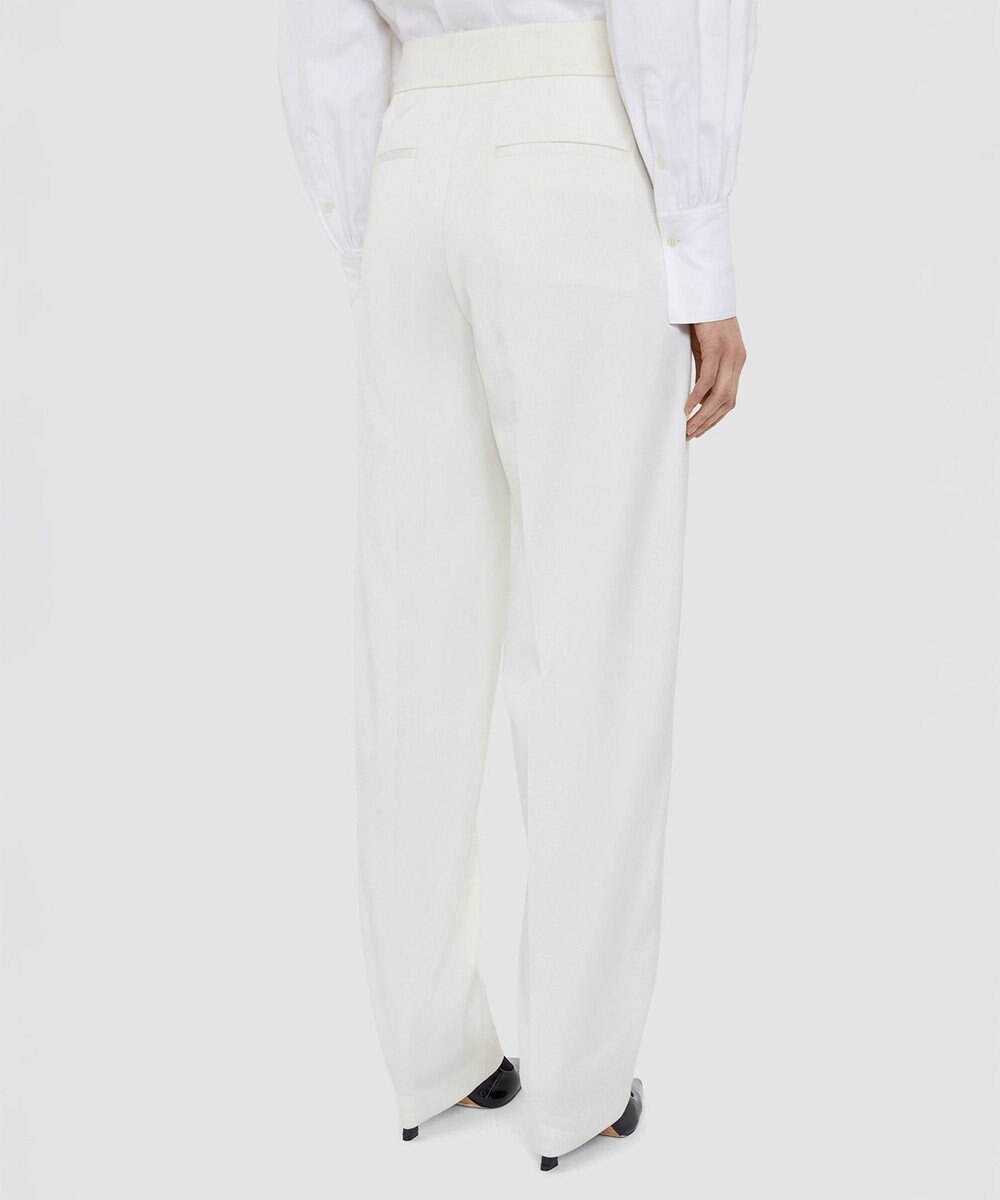 JOSEPH テイラードクレープ　トラウザーズ 