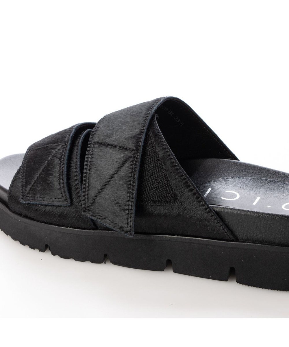 MODE ET JACOMO <D'ICI>フットベッドハラコスポーツサンダル 