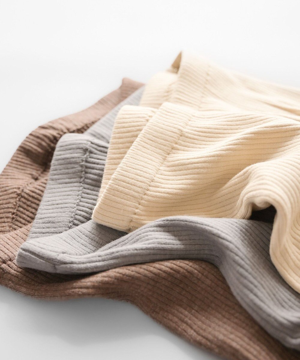 AND WOOL 〈高品質ウール〉〈洗えるニット〉〈暖かい着心地〉ウールレギンス 