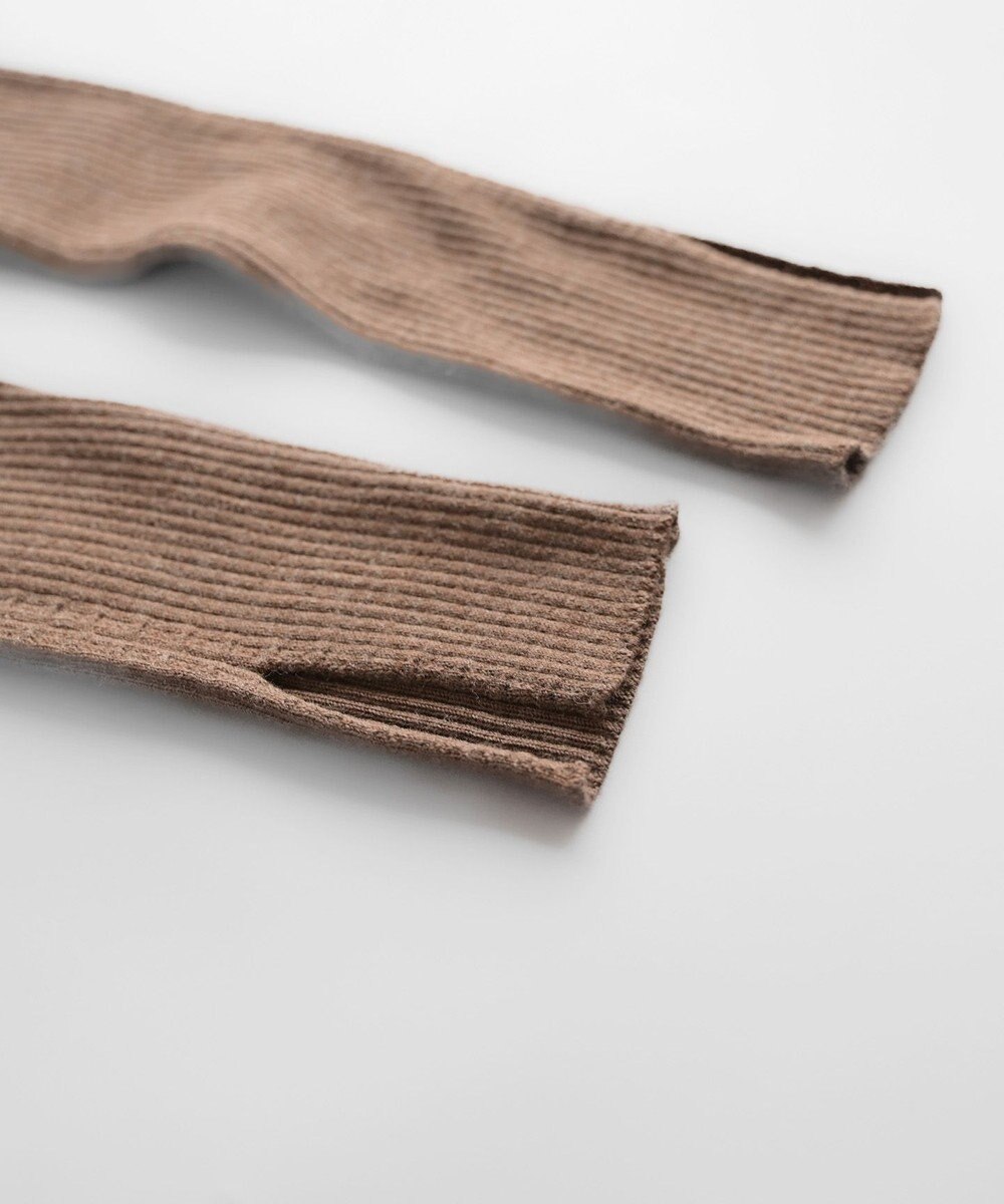 AND WOOL 〈高品質ウール〉〈洗えるニット〉〈暖かい着心地〉ウールレギンス 