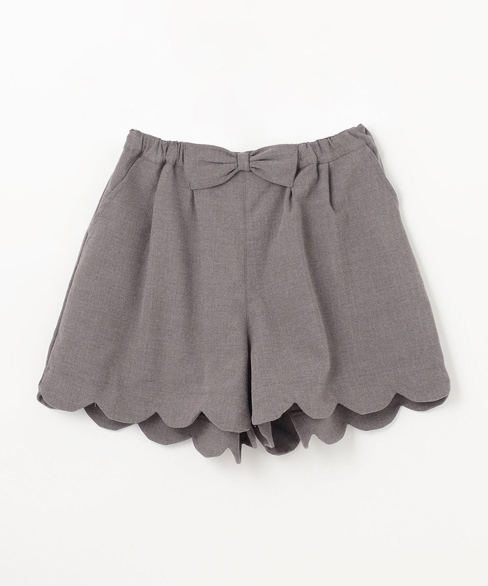 ANY KIDS ミニ丈 へリンボン キュロット 