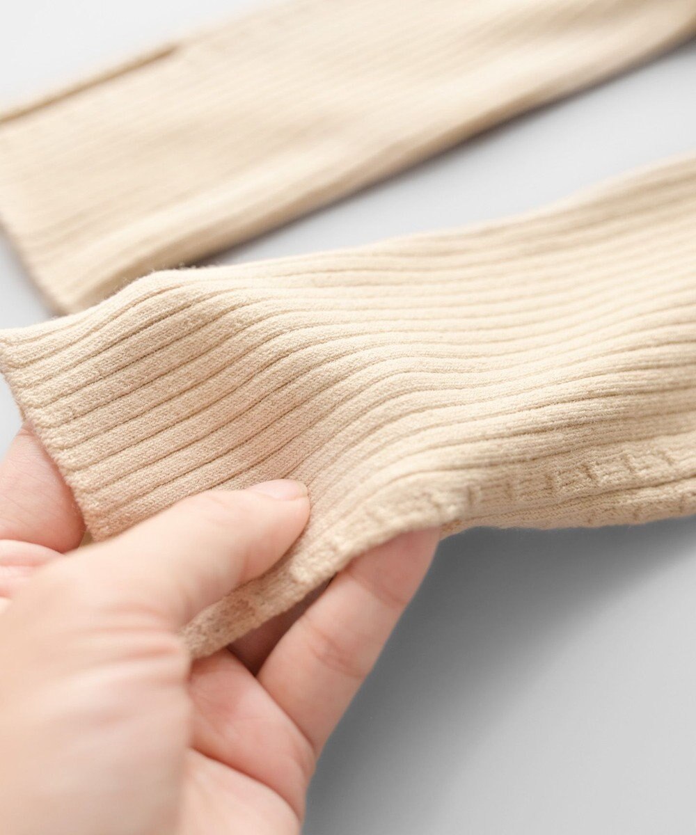 AND WOOL 〈高品質ウール〉〈洗えるニット〉〈暖かい着心地〉ウールレギンス 