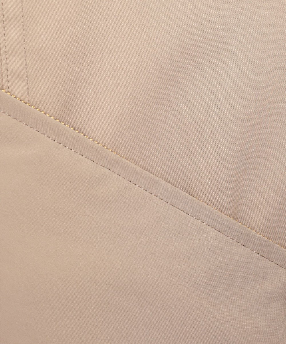 J.PRESS LADIES L 【洗える・撥水】マイクロタフタ ノーカラー ロング コート 