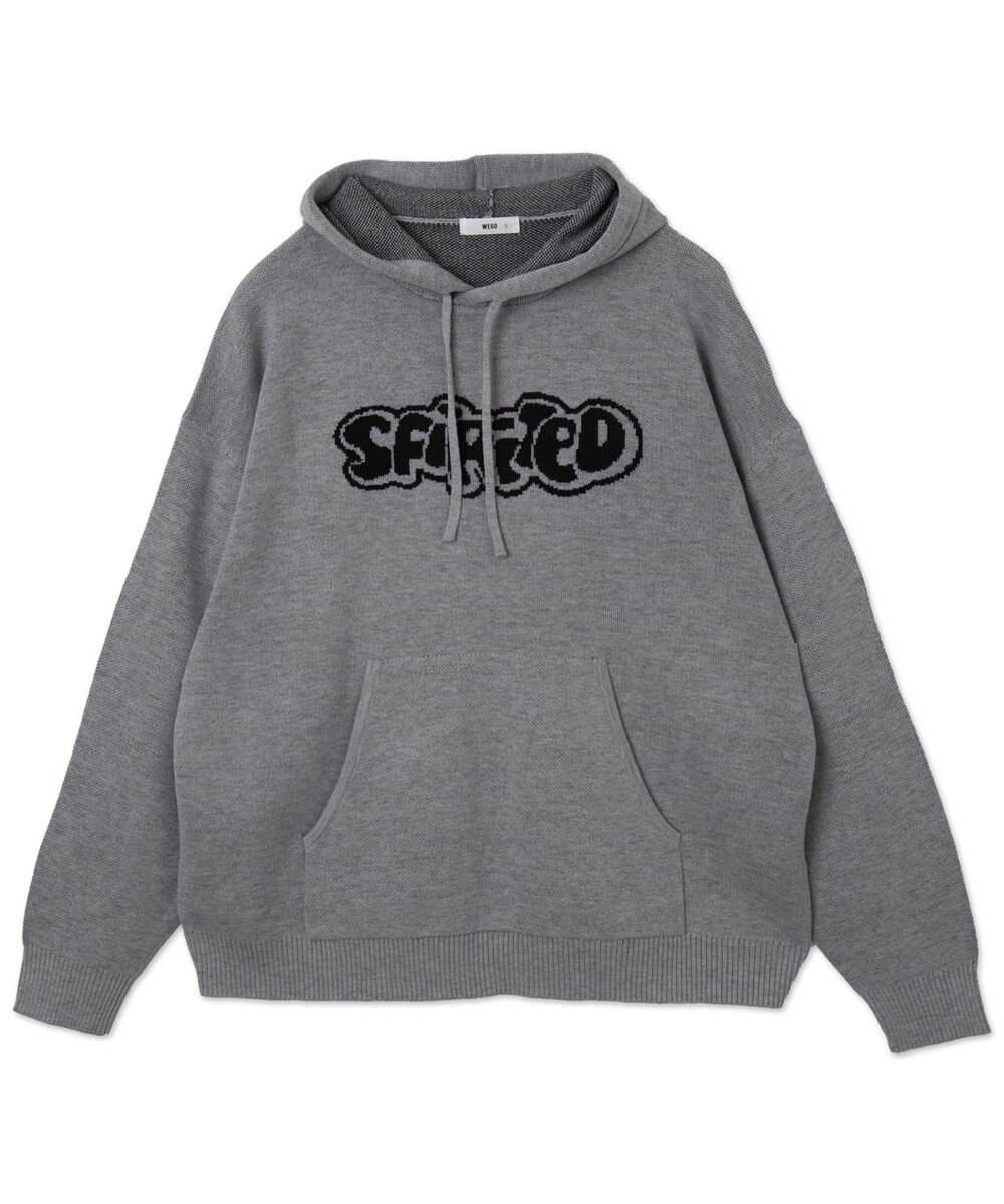 WEGO 【ユニセックス着用ITEM】ジャガードグラフィックパーカー 