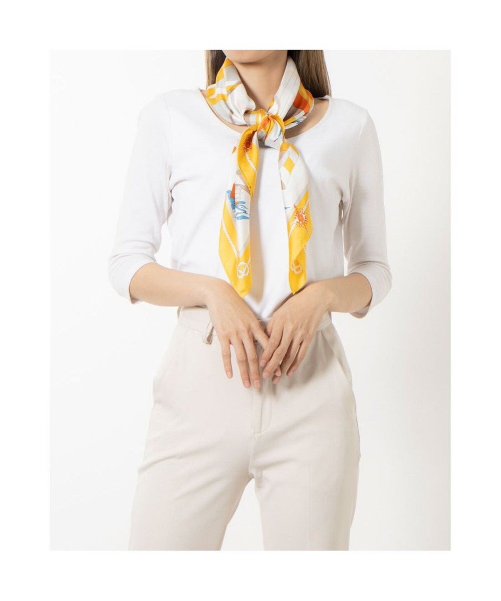 UNBILLION カカトゥ kakatoo / ヨット柄シルクスカーフ 