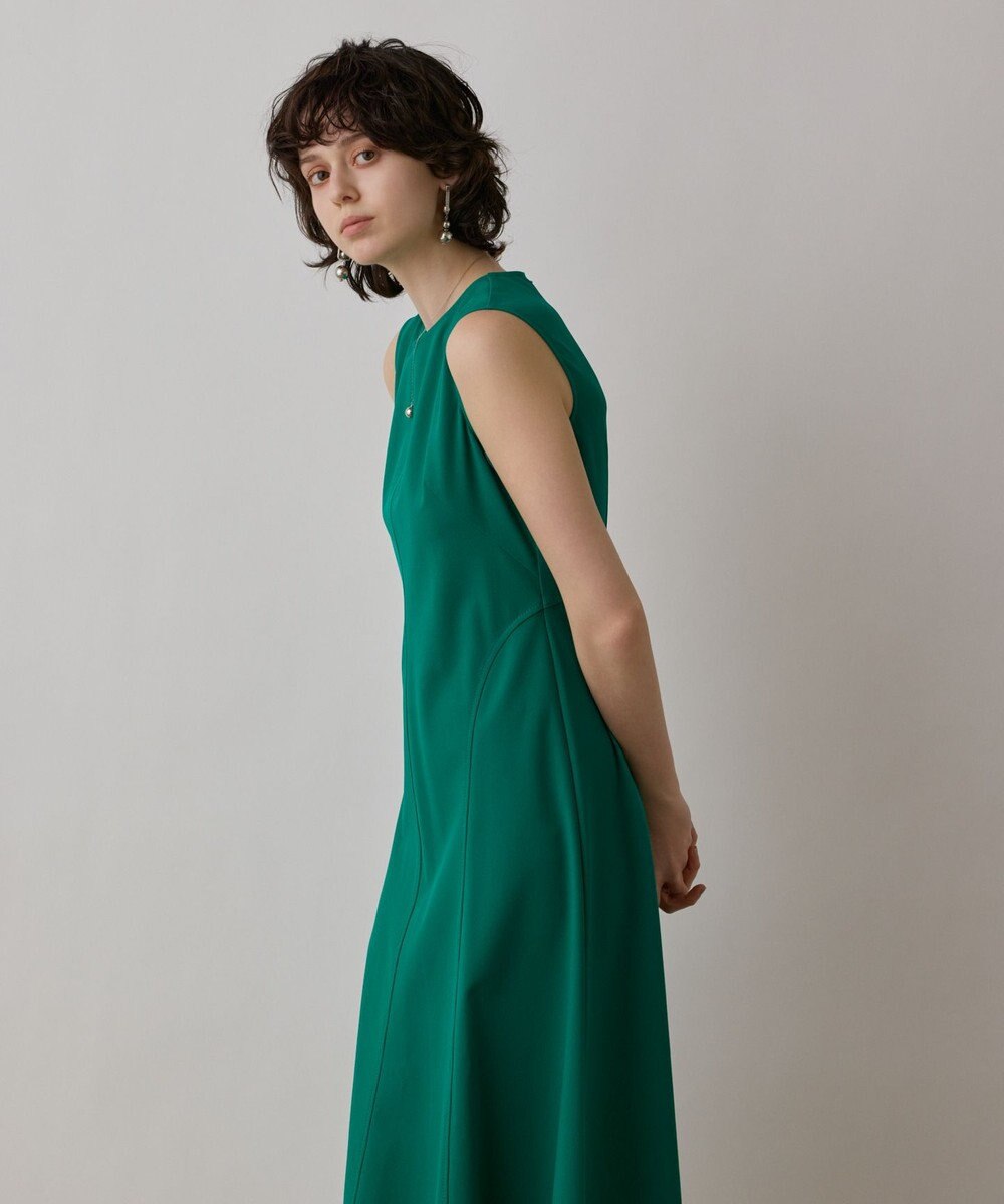 GRACE CONTINENTAL ステッチカットワンピース 