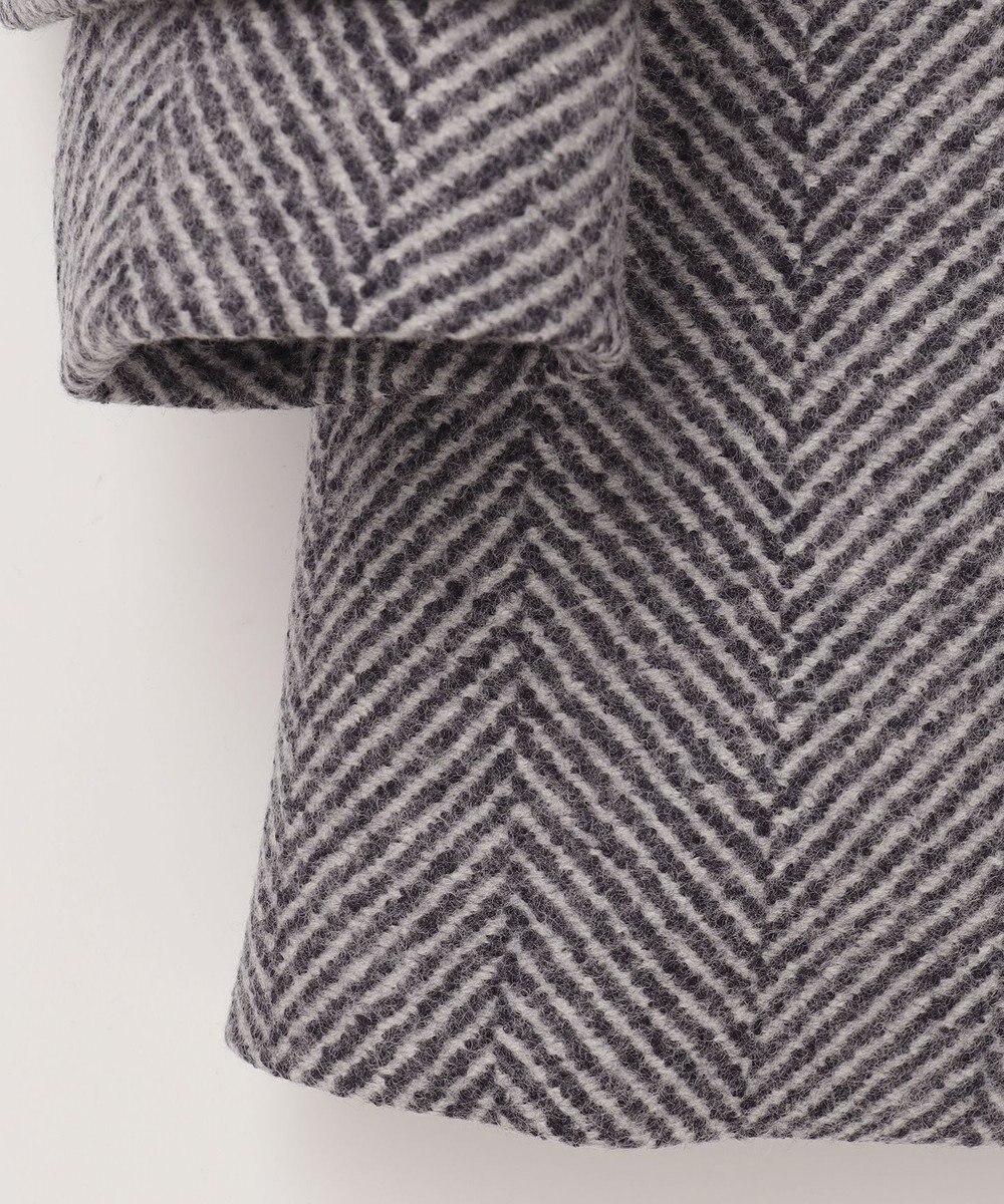 GRACE CONTINENTAL ヘリンボーンピーコート 