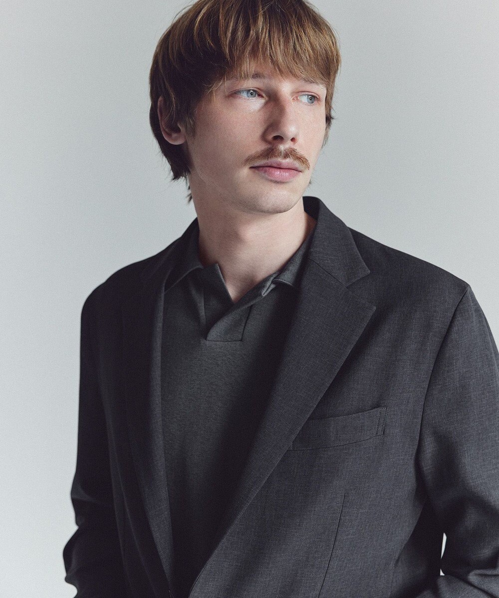 UNFILO MENS 【OCEANS 雑誌・web・YouTube 掲載】WOOL TOUCH 機能美ジャケット【東レ開発のウール見え高機能素材】 