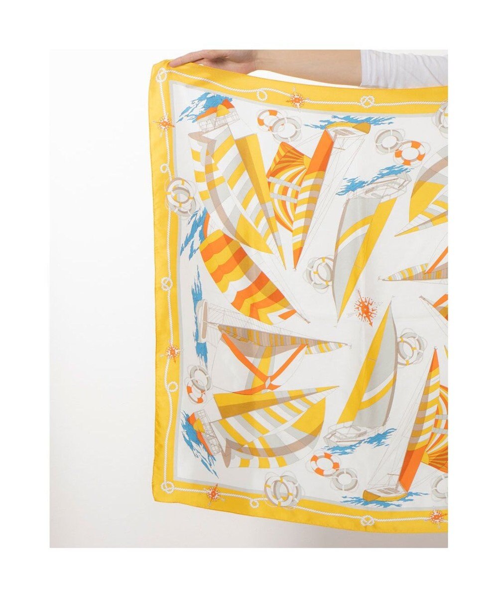 UNBILLION カカトゥ kakatoo / ヨット柄シルクスカーフ 