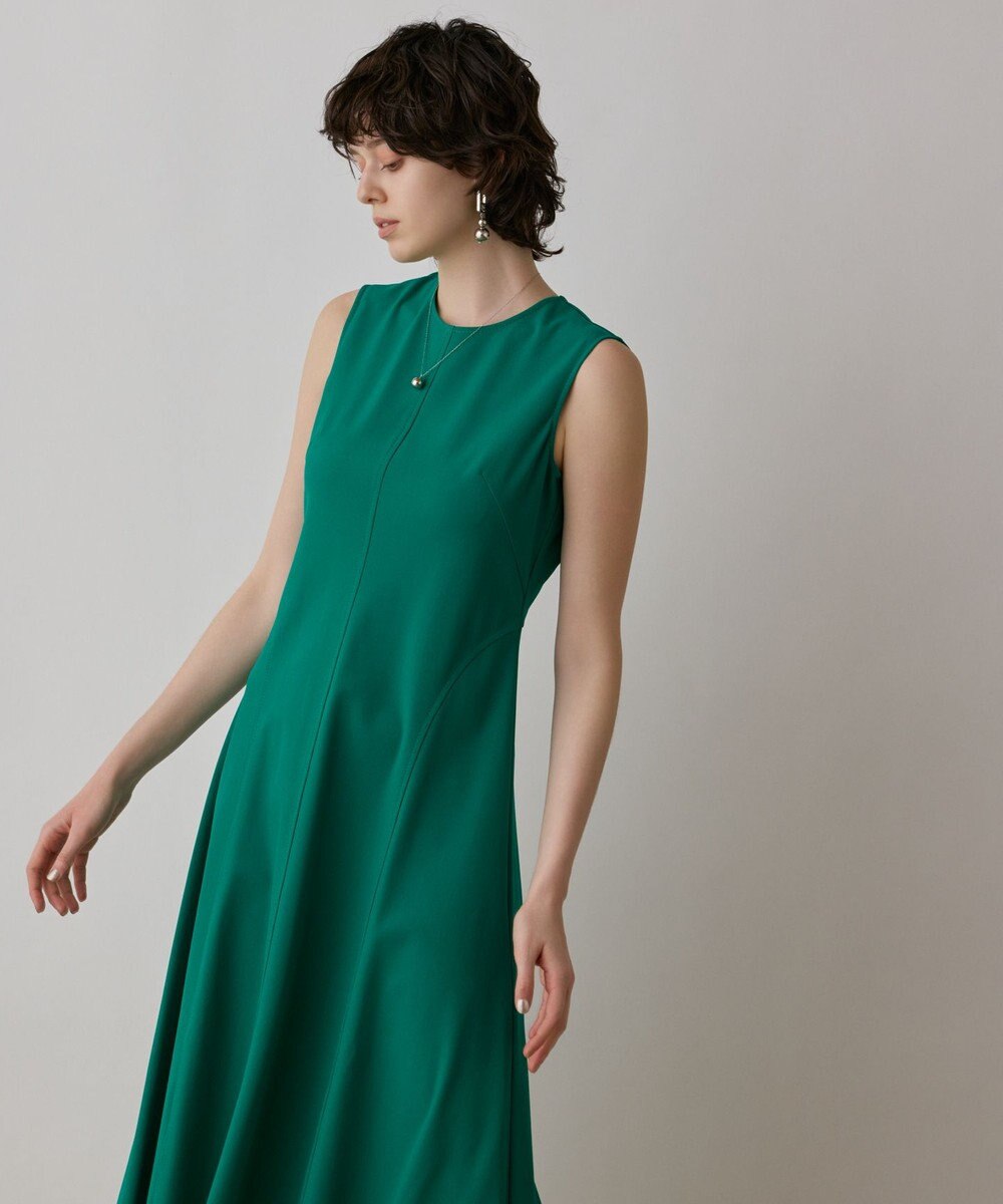 GRACE CONTINENTAL ステッチカットワンピース 