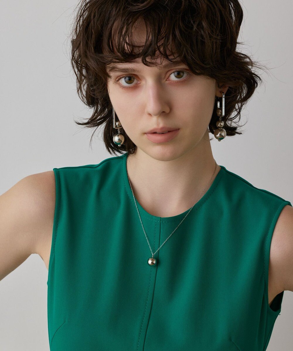 GRACE CONTINENTAL ステッチカットワンピース 