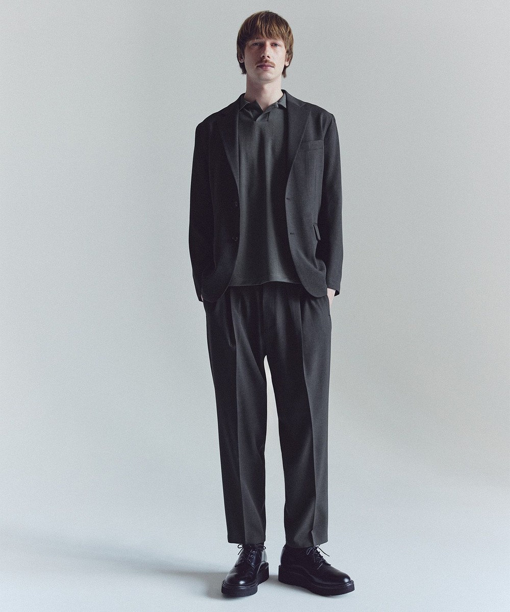 UNFILO MENS 【OCEANS 雑誌・web・YouTube 掲載】WOOL TOUCH 機能美ジャケット【東レ開発のウール見え高機能素材】 