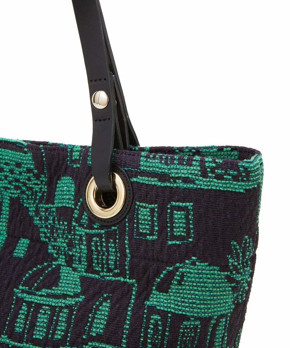 TOPKAPI 【TREASURE TOPKAPI】ジャガード生地 総柄 ミニ トートバッグ 