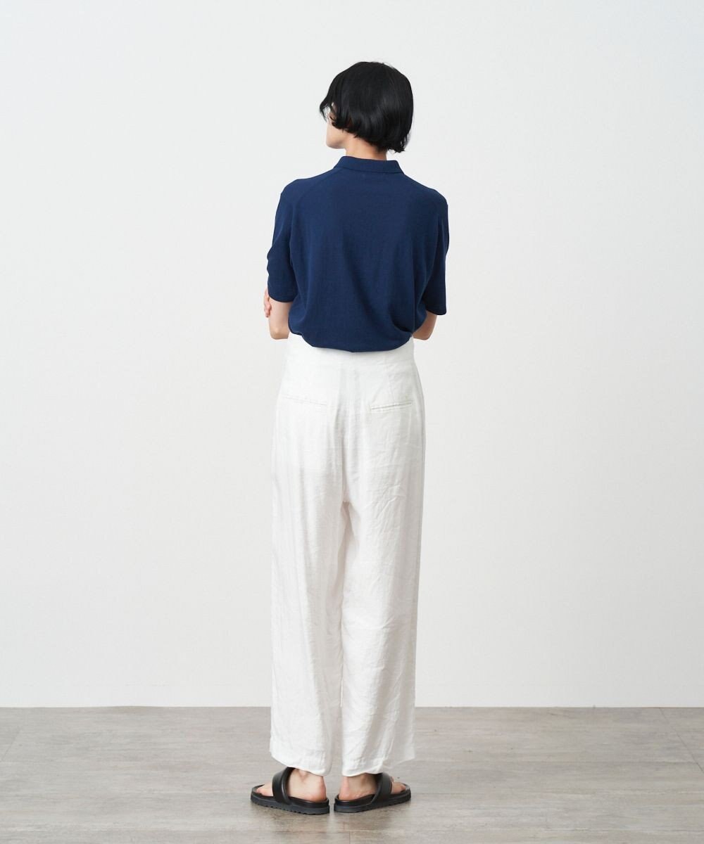 ATON LINEN VISCOSE | ワイドパンツ 